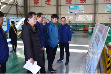 鄭州市生態(tài)環(huán)境局領(lǐng)導(dǎo)和專家到我公司現(xiàn)場驗收深度治理工作